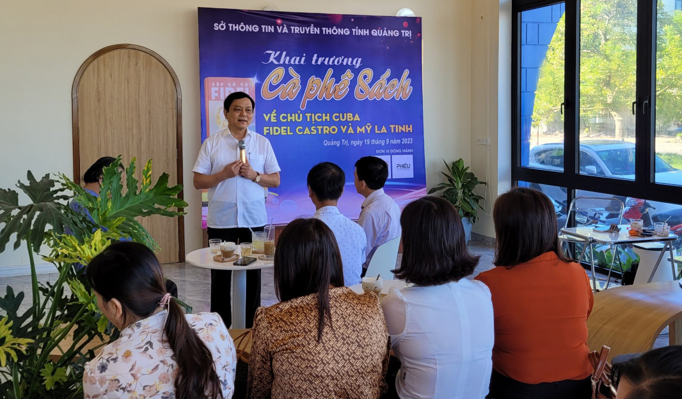 Tại buổi ra mắt, &ocirc;ng Ho&agrave;ng Đức Thắng, Ủy vi&ecirc;n Ban Thường vụ Tỉnh ủy, Ph&oacute; trưởng Đo&agrave;n Đại biểu Quốc hội tỉnh, Chủ tịch Hội hữu nghị Việt Nam - Cuba tỉnh Quảng Trị đ&atilde; chia sẻ những ấn tượng đẹp về lần đến thăm Cuba.